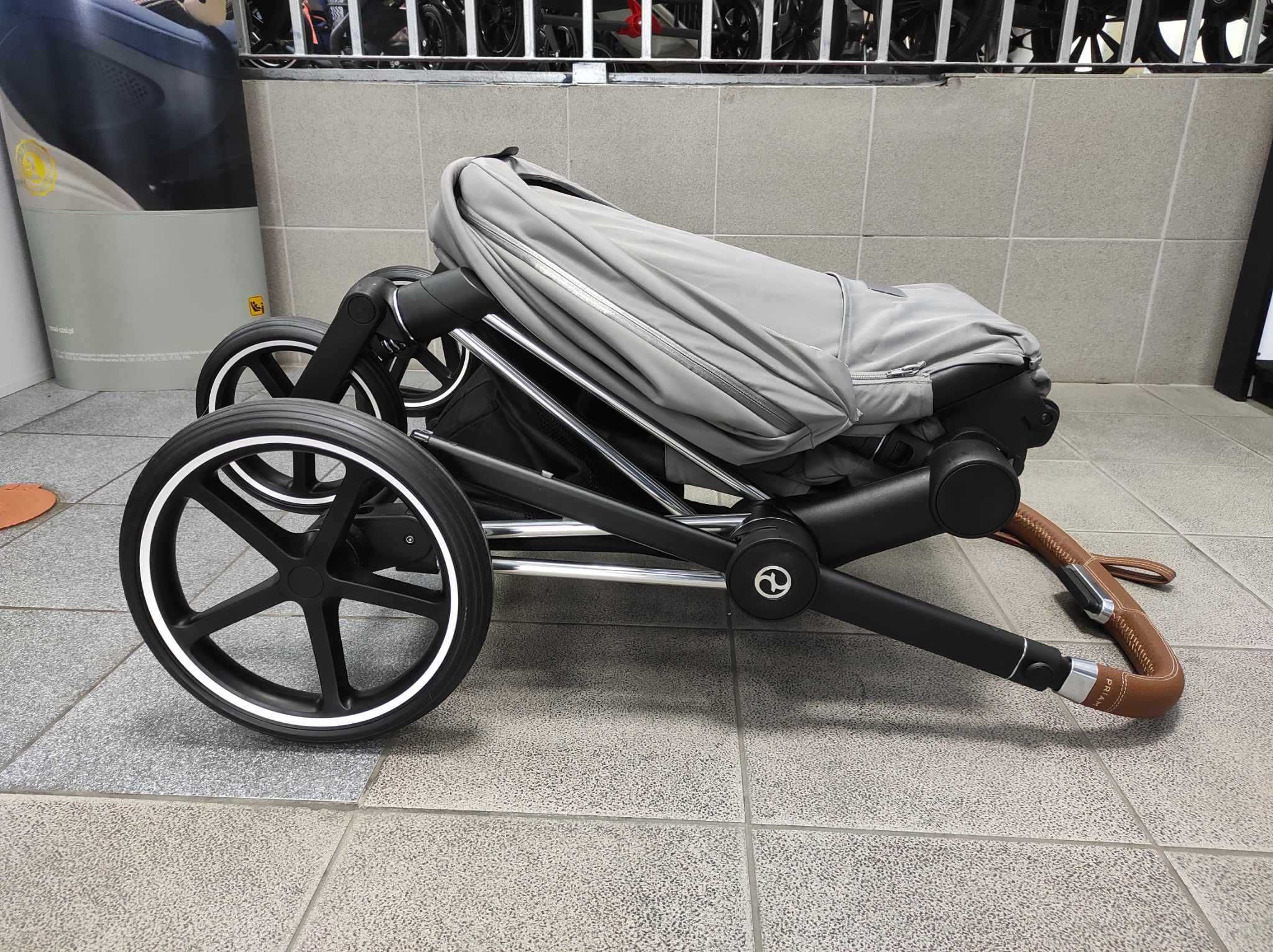 Cybex Wózek dziecięcy 2w1 Priam 2.0 ChromeBrown szary-2 RÓŻNE ODCIENIE