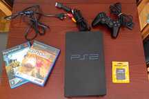 PlayStation 2 (PS2) stan bardzo dobry + 2 gry gratis