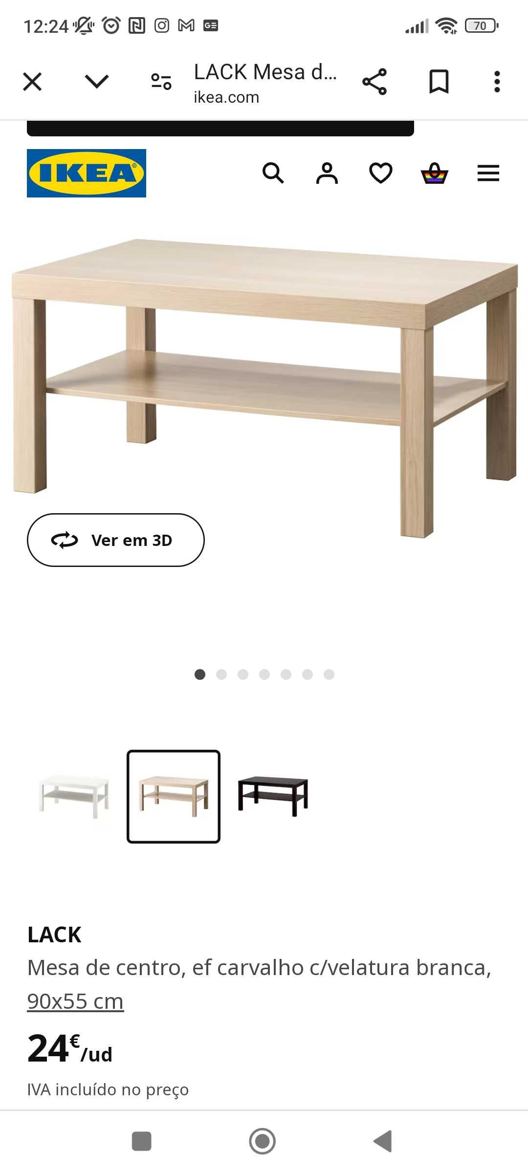 Mesa centro ikea