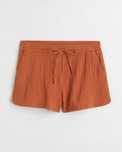 Nowe bawełniane szorty H&M + XL rude cegiełka