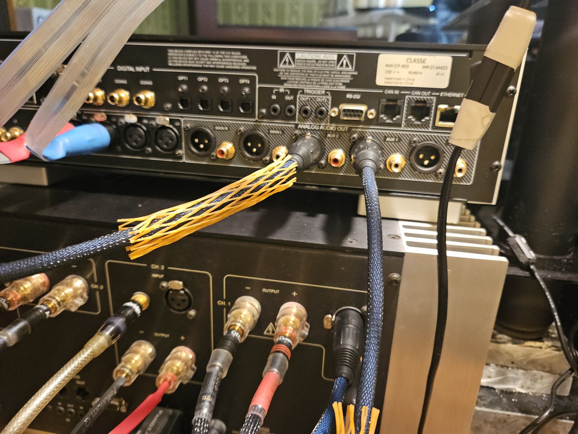 Підсилювачі Classe CA-3200 / Classe Cp-800.