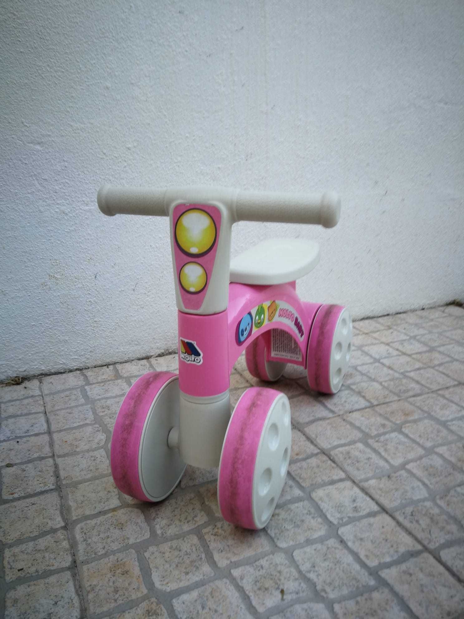 Andador/Bicicleta sem pedais, 4 rodas, MOLTO