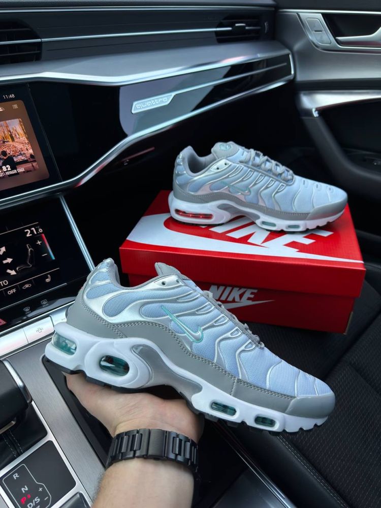 Мужские кроссовки найк аир макс Nike Air Max Plus Silver Sky 41-46