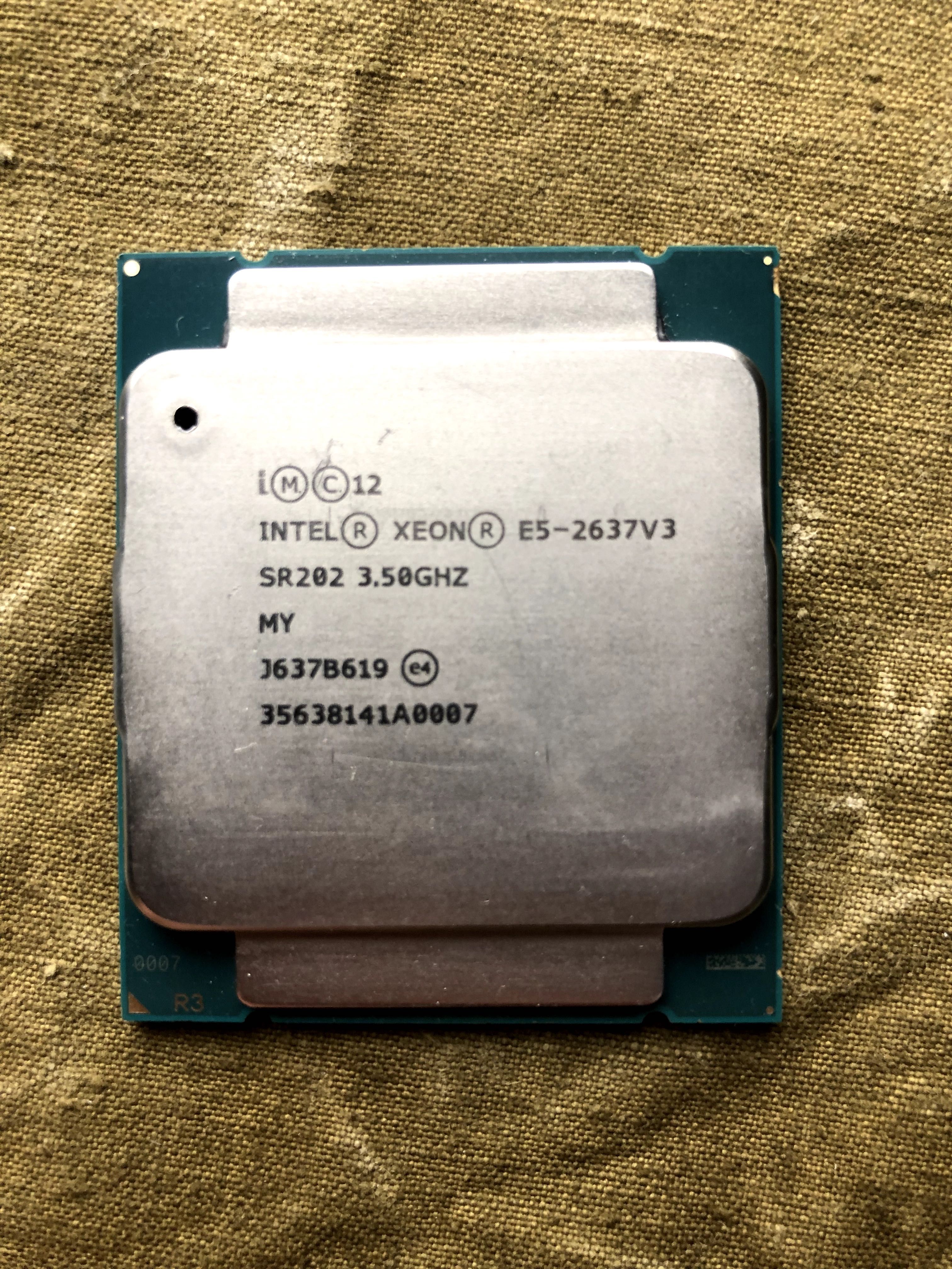 Процесори Intel Xeon E5-2637v3 [3.5GHz, 4 ядер] LGA2011-3