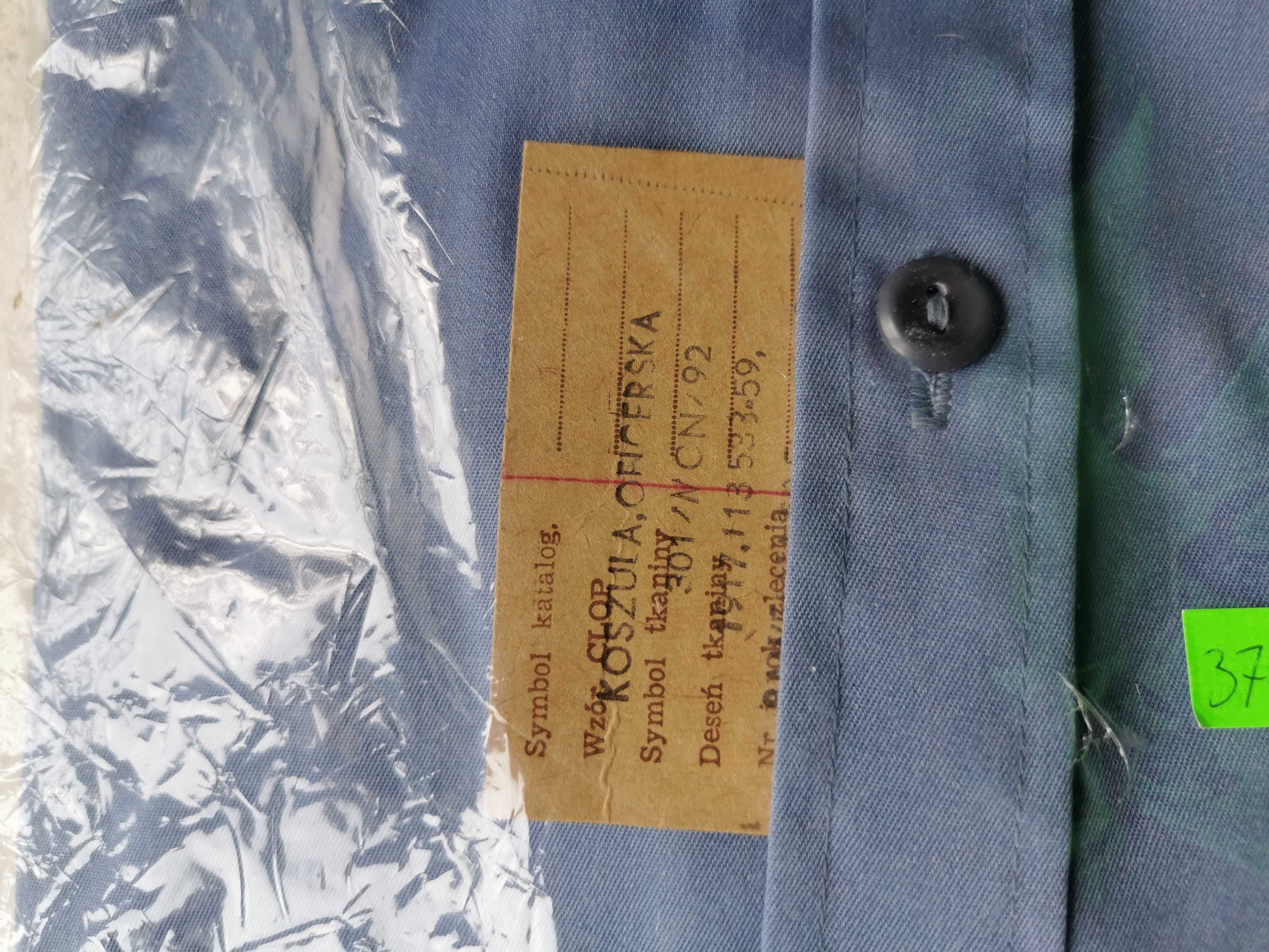 Koszulo-Bluza Oficerska Stalowa 301/MON Rozmiar 37/162 NOWA