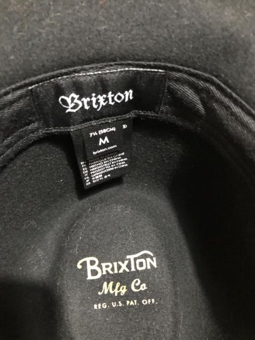 Брендовий капелюх brixton / шляпа