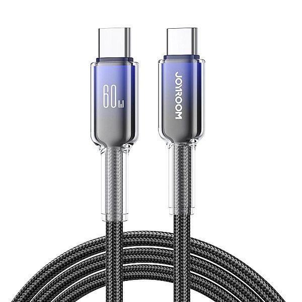Kabel Joyroom S-A42 Crystal-Clear Series 60W USB-C - USB-C 1,2m - czar
