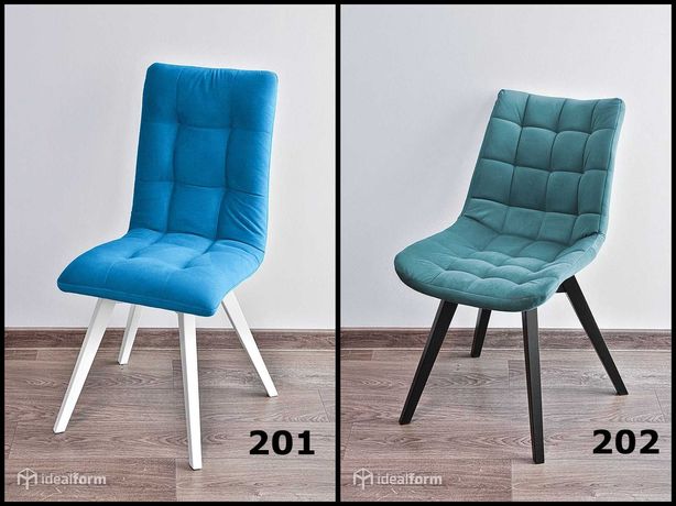Krzesła, velvet - 16 kolorów