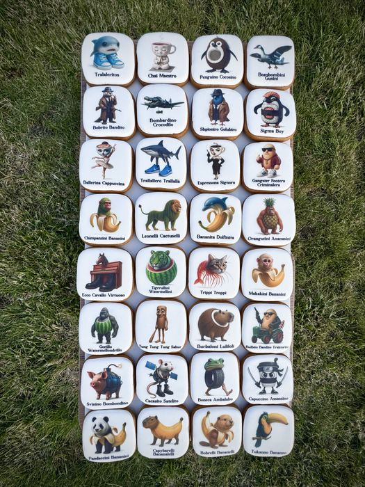 Пряники Меми (Italian Brainrot Memes) - Балеріна Капучіна та інші