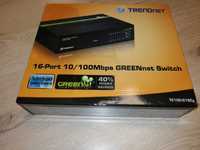 Switch Trendnet TE100-S16DG 16-PORT 100MB/S GREENNET Nowy