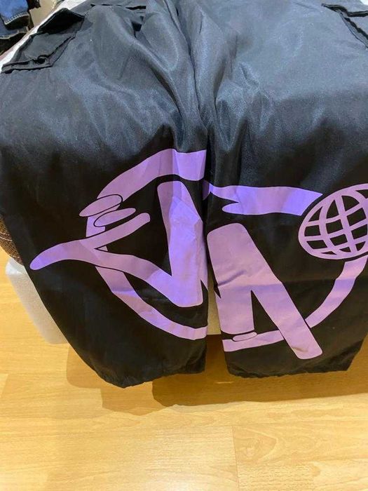 Calças Cargo Y2K Minus Two Roxas