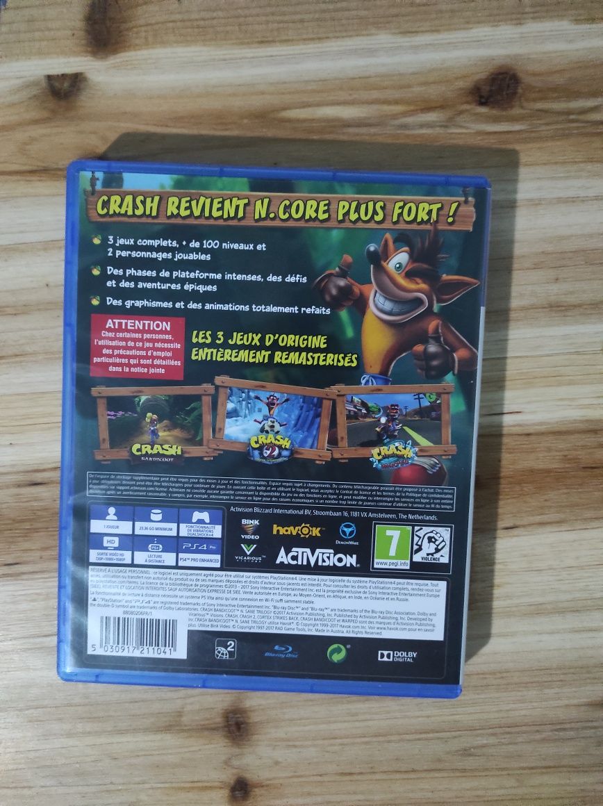 Vendou ou trocou Crash Bandicoot N. Sane Trilogy – PS4