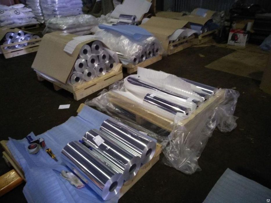 Фольга алюминиевая 100 микрон 20м2 рулон ( 2200 грн)