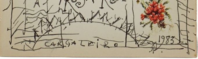 Cargaleiro - original - Desenho a tinta da China 1983