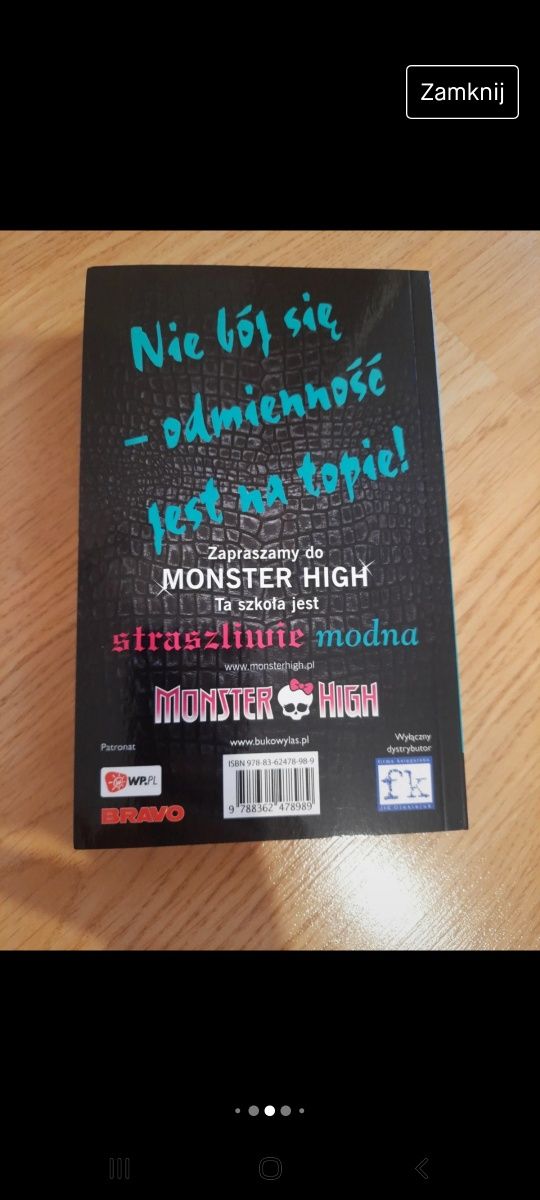 Książka Monster High tom 2