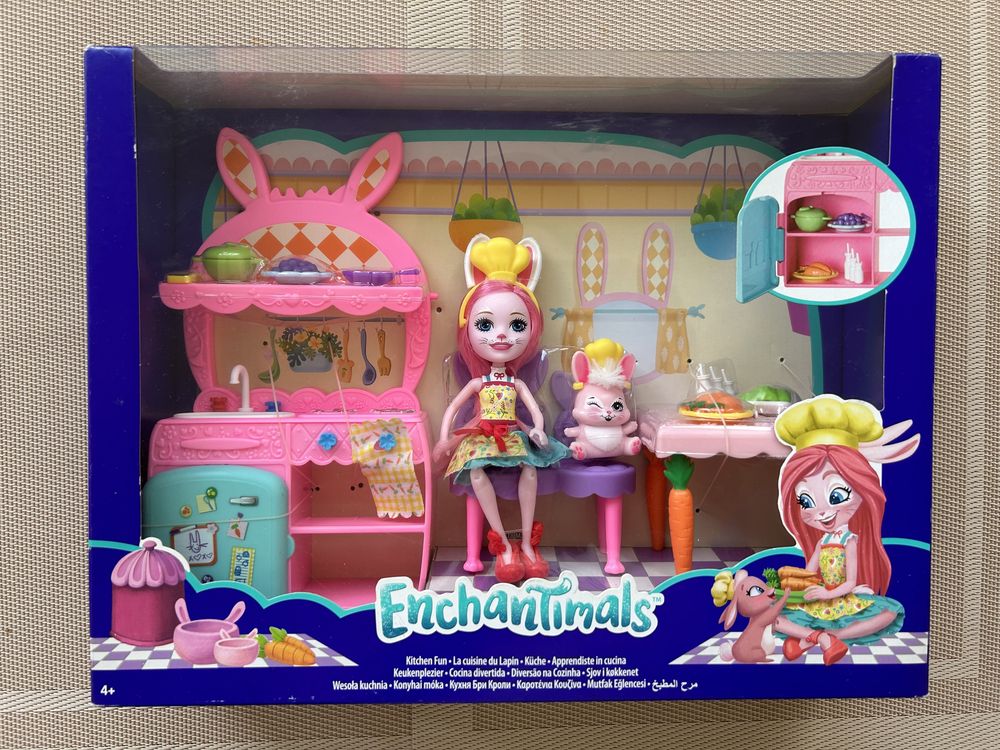 Enchantimals Енчантімалс энчантималс набір зайка на кухне Завжди разом