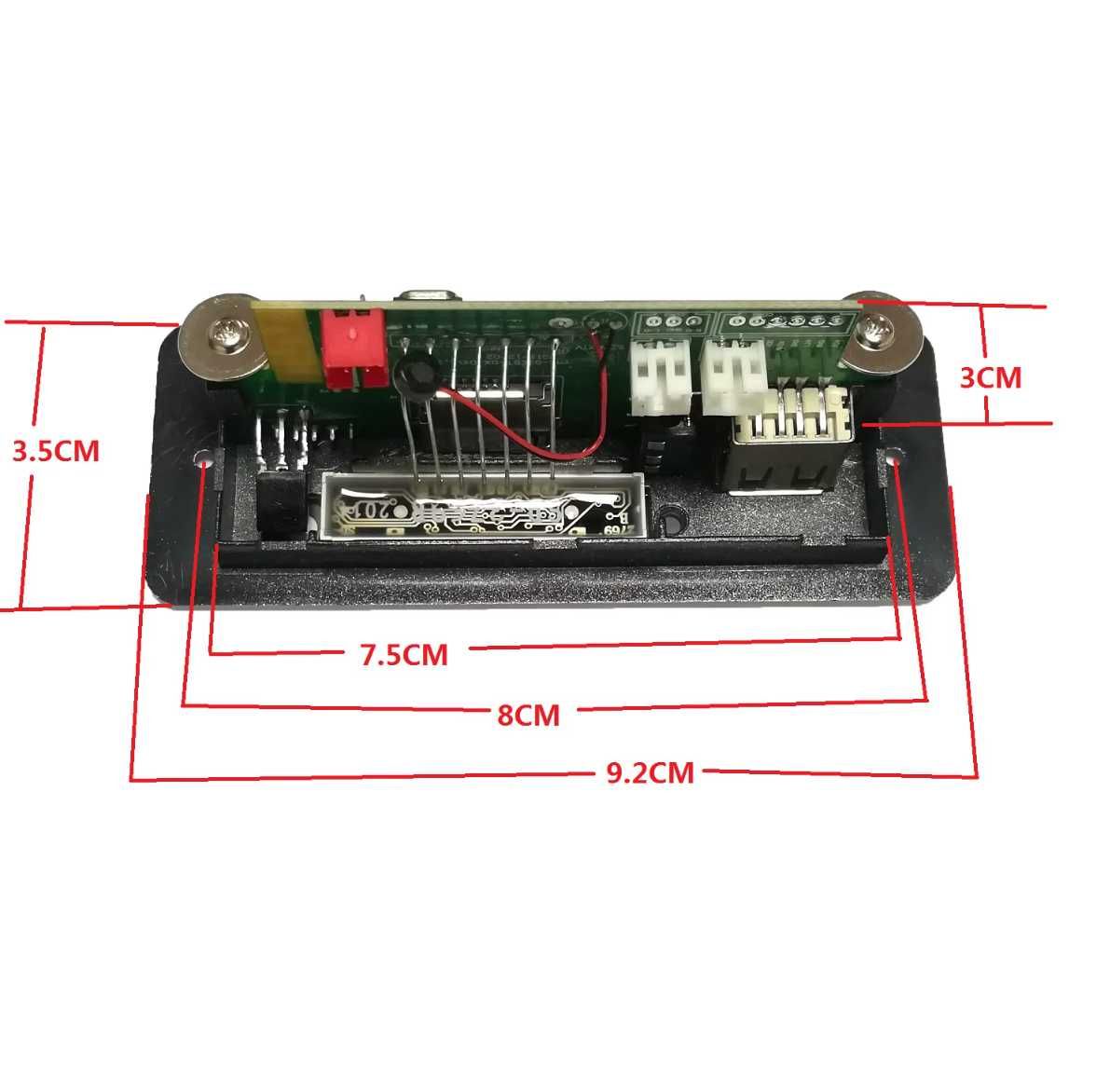 Модуль MP3 C УСИЛИТЕЛЕМ 5V 2*3W USB, SD, FM BLUETOOTH с микрофоном