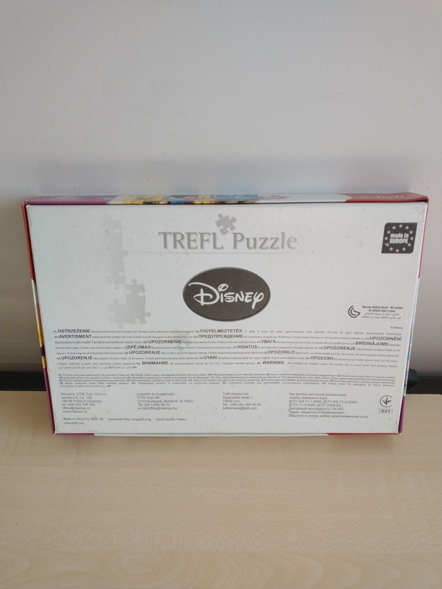 Puzzle 160 el DISNEY Minnie Mouse i Princess