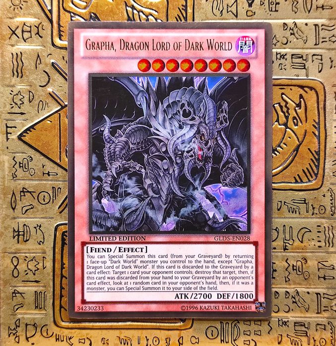 Grapha, Dragon Lord of Dark World - Edição Limitada Yugioh