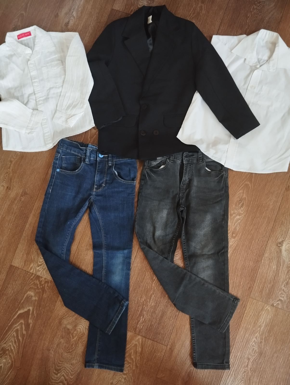 пиджак костюм штаны джинсы брюки рубашка для мальчика 6/7 лет 116/122