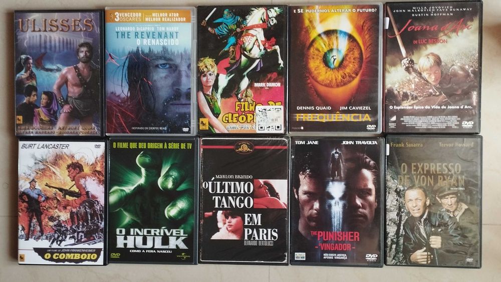 Dvd's usados com pouco uso