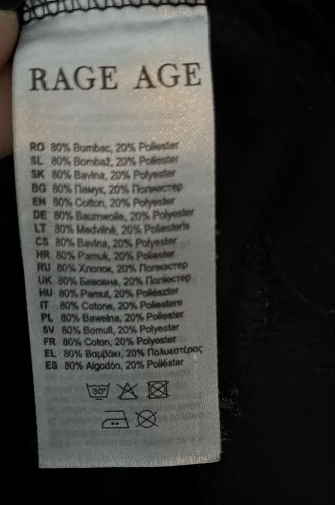 Bluza z kapturem Rage Age czaszka unisex