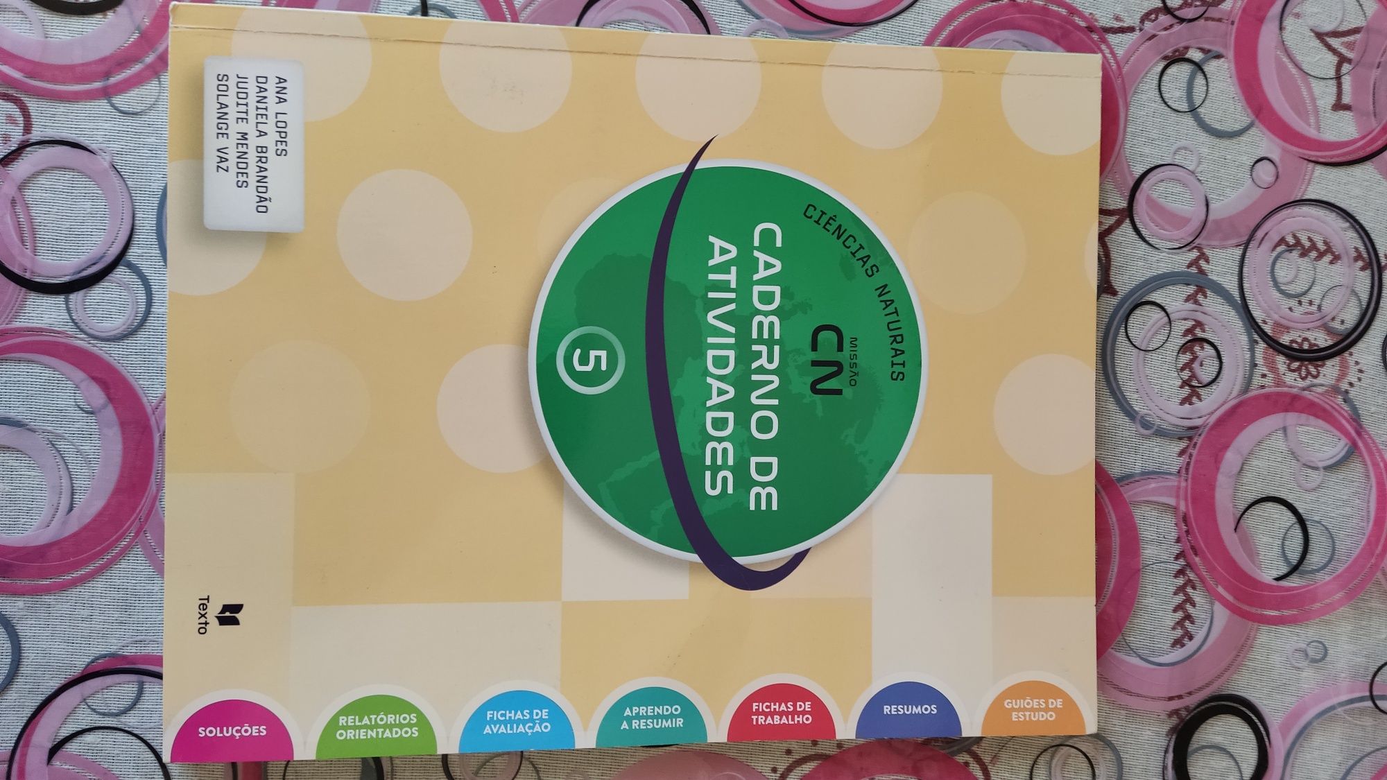 Caderno de atividades, fichas para 5' ano