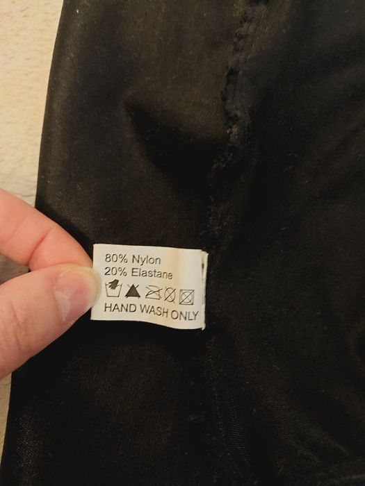 Czarno-białe body z koronką rozmiar XXS/XS