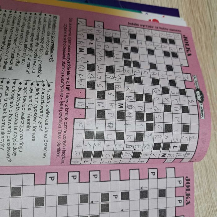 Komplet krzyżówek Jolek - 15 sztuk