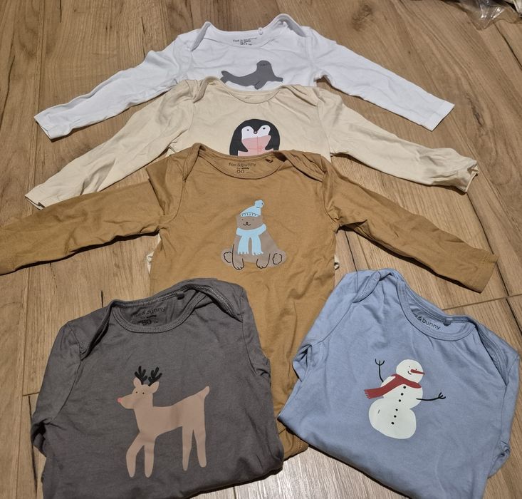 Body nowe unisex dziewczynka chłopiec zimowe 80