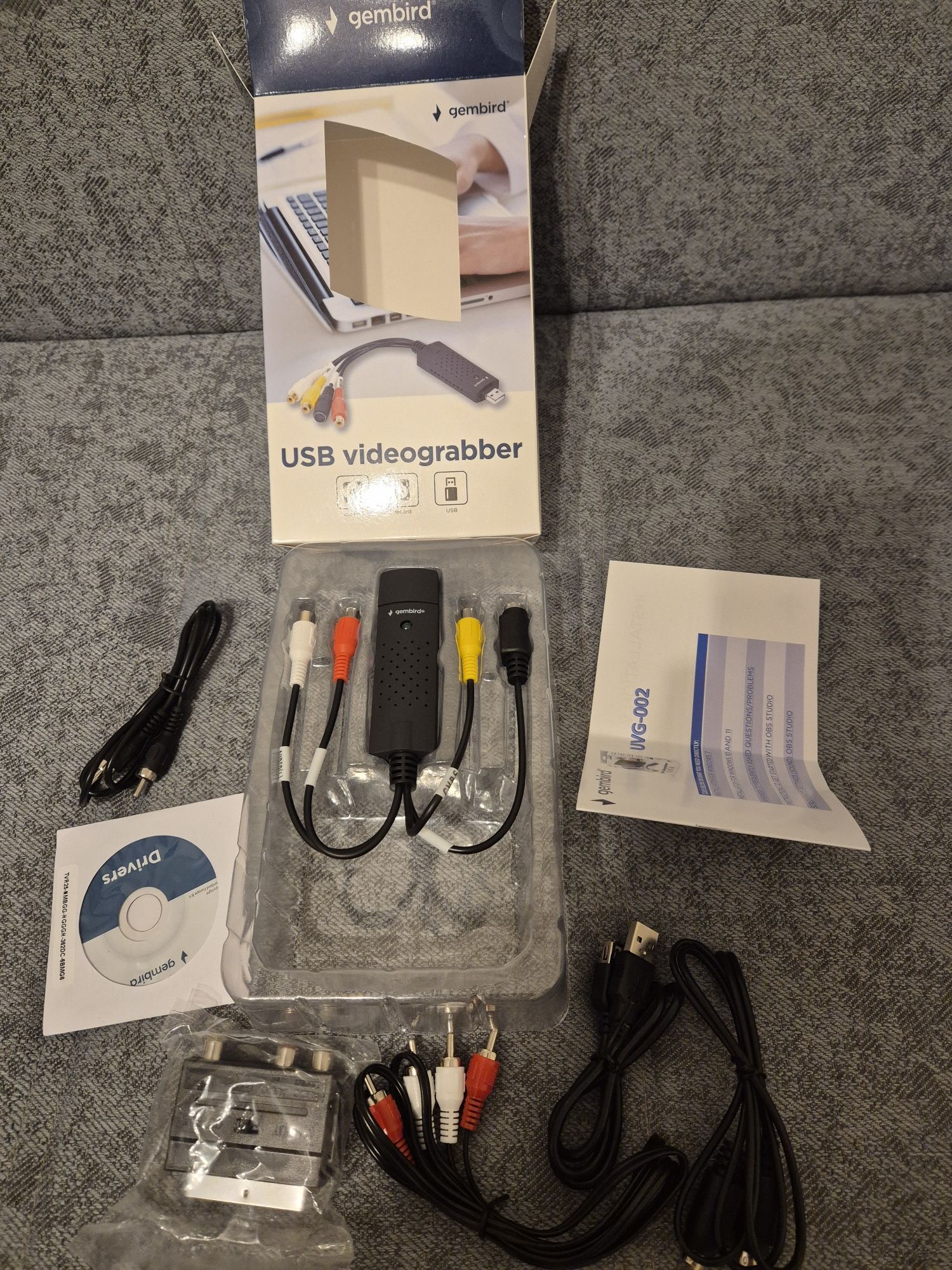 Videograbber Gembird - zgrywanie z VHS  na komputer