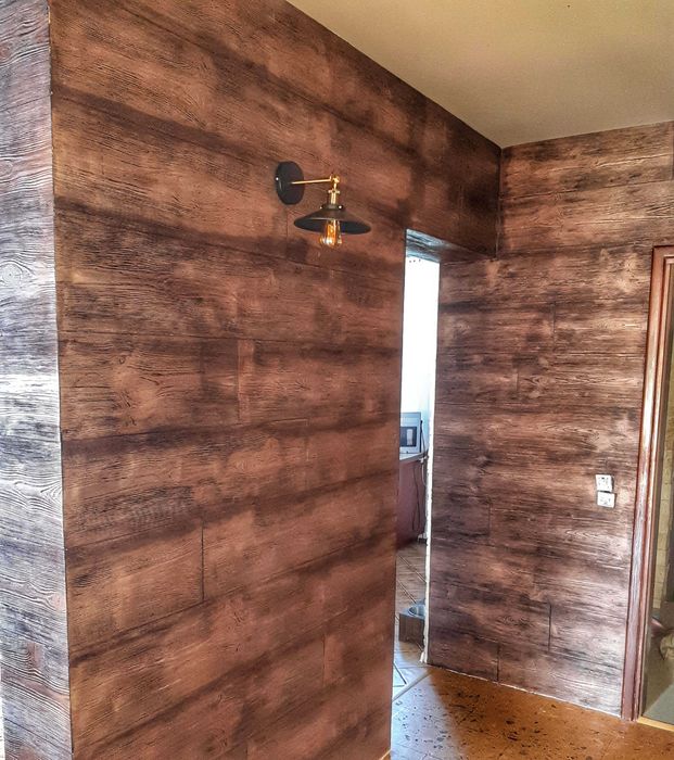 Imitacja drewna deski elastyczne na ścianę wewnętrzne zewnętrzne