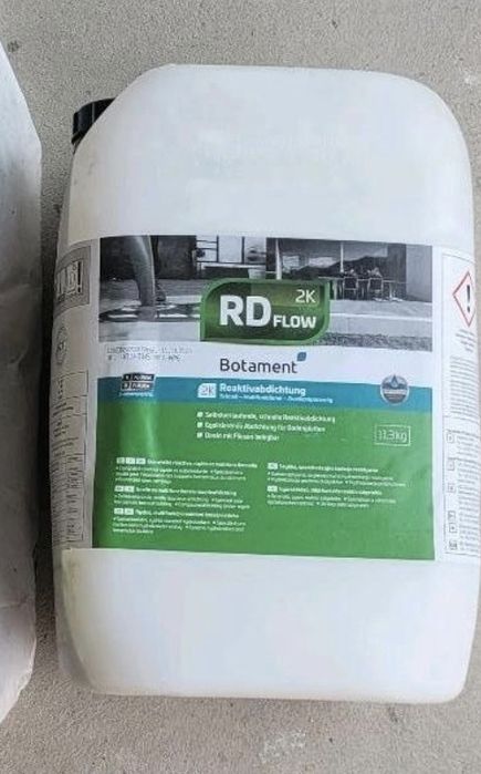 Hydroizolacja płyty fundamentowej,  balkonów oraz tarasów botament rd
