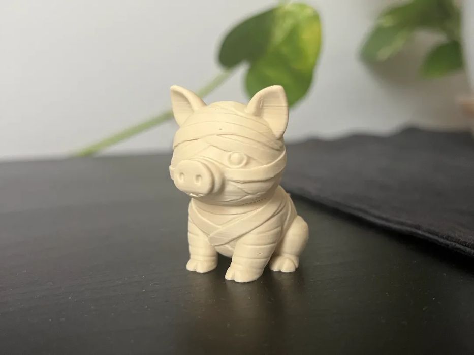 Porquinha Múmia Divertida para Halloween