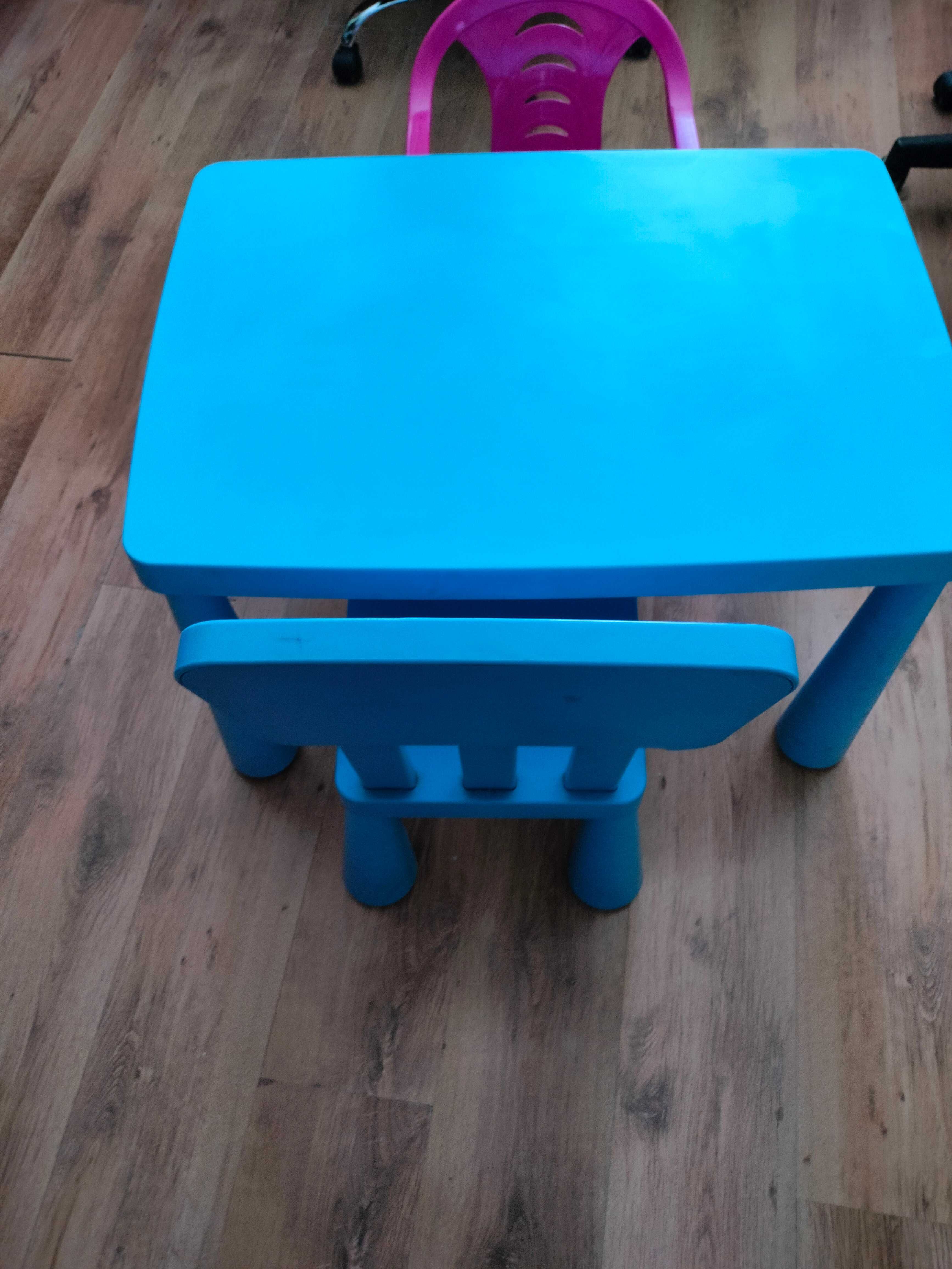 Dziecięcy stół Ikea + 2 krzesła Odbiór osobisty