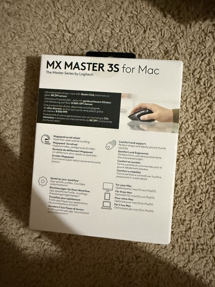 Миша Logitech MX Master 3S For Mac Space Grey