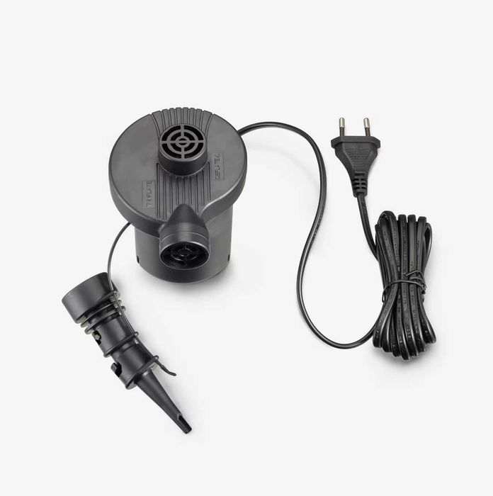 colchão, saco-cama, almofada de campismo e bomba elétrica QUECHUA