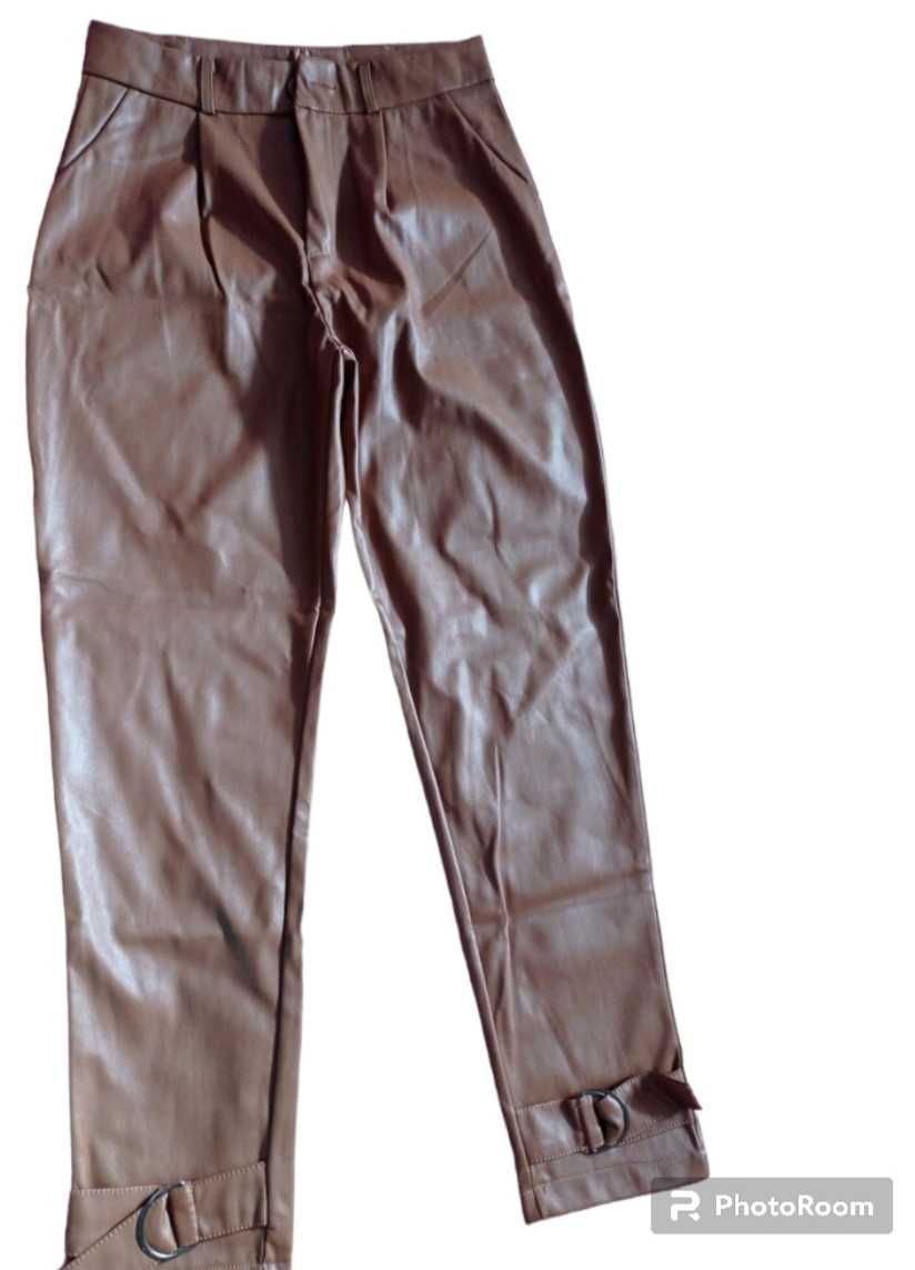 Нові жіночі брюки з еко -шкіри!! Розмір -44