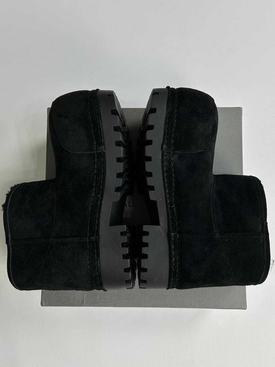 BALENCIAGA ALASKA SKI FUR BOOTS ботинки чоботи чорні уггі ugg low 43