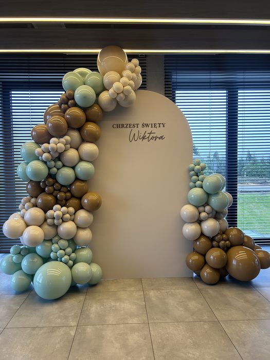 Dekoracje balonowe, ścianki balonowe - komunie urodziny roczek chrzest