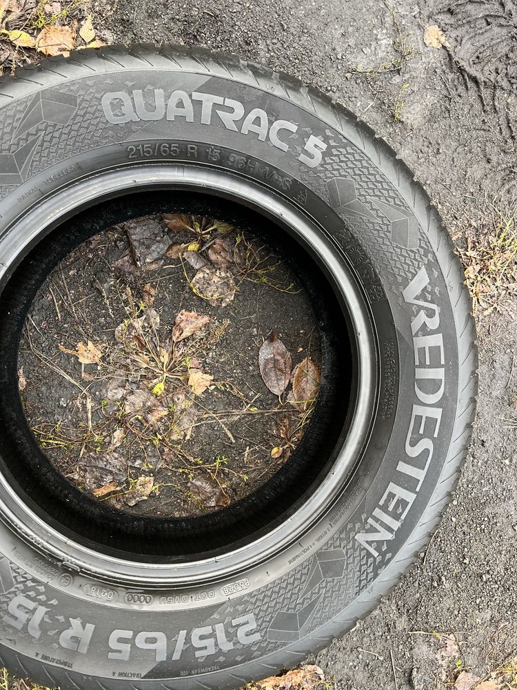 2 szt 215/65 r 15 Opony Całoroczne Vredestein Quatrack 5
