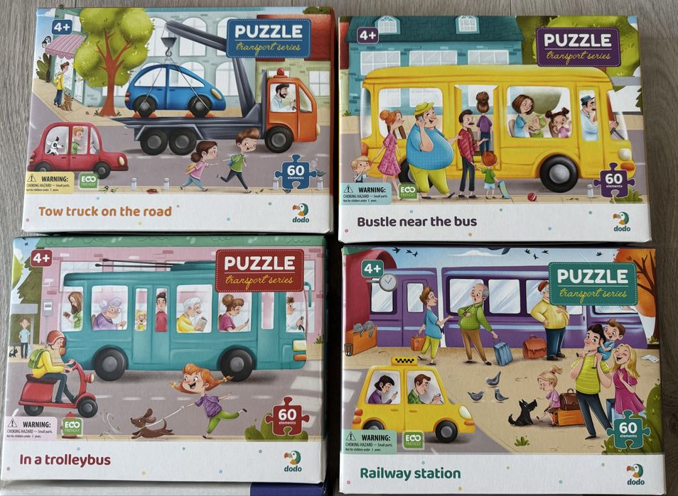 Пазли дитячі набором або поштучно