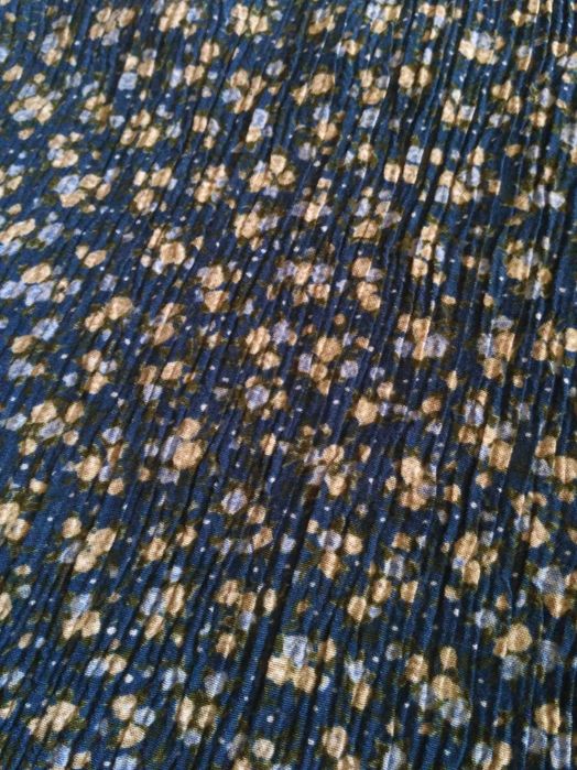 Krótka sukienka tunika bez rękawów, niebieska, roz. M