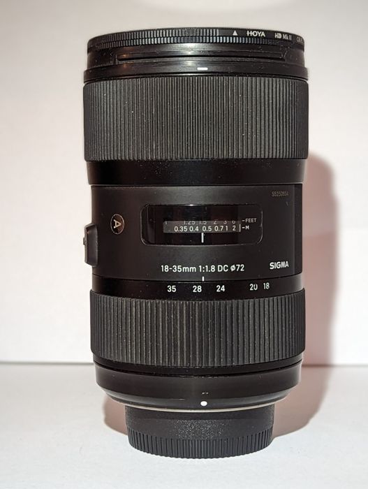Sigma 18-35 1.8 Nikon APS-C + filtr hoya uhd mk2