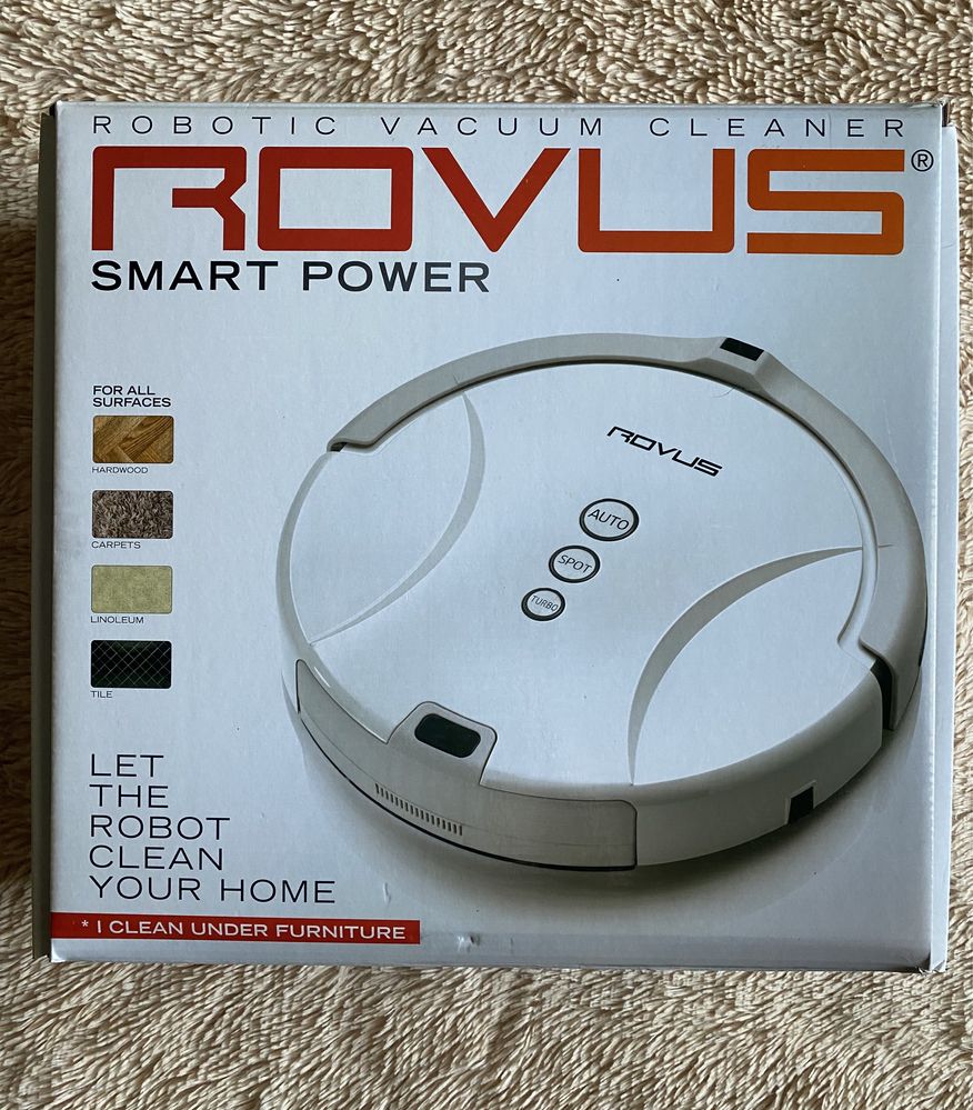 Робот пылесос rovus smart power s570