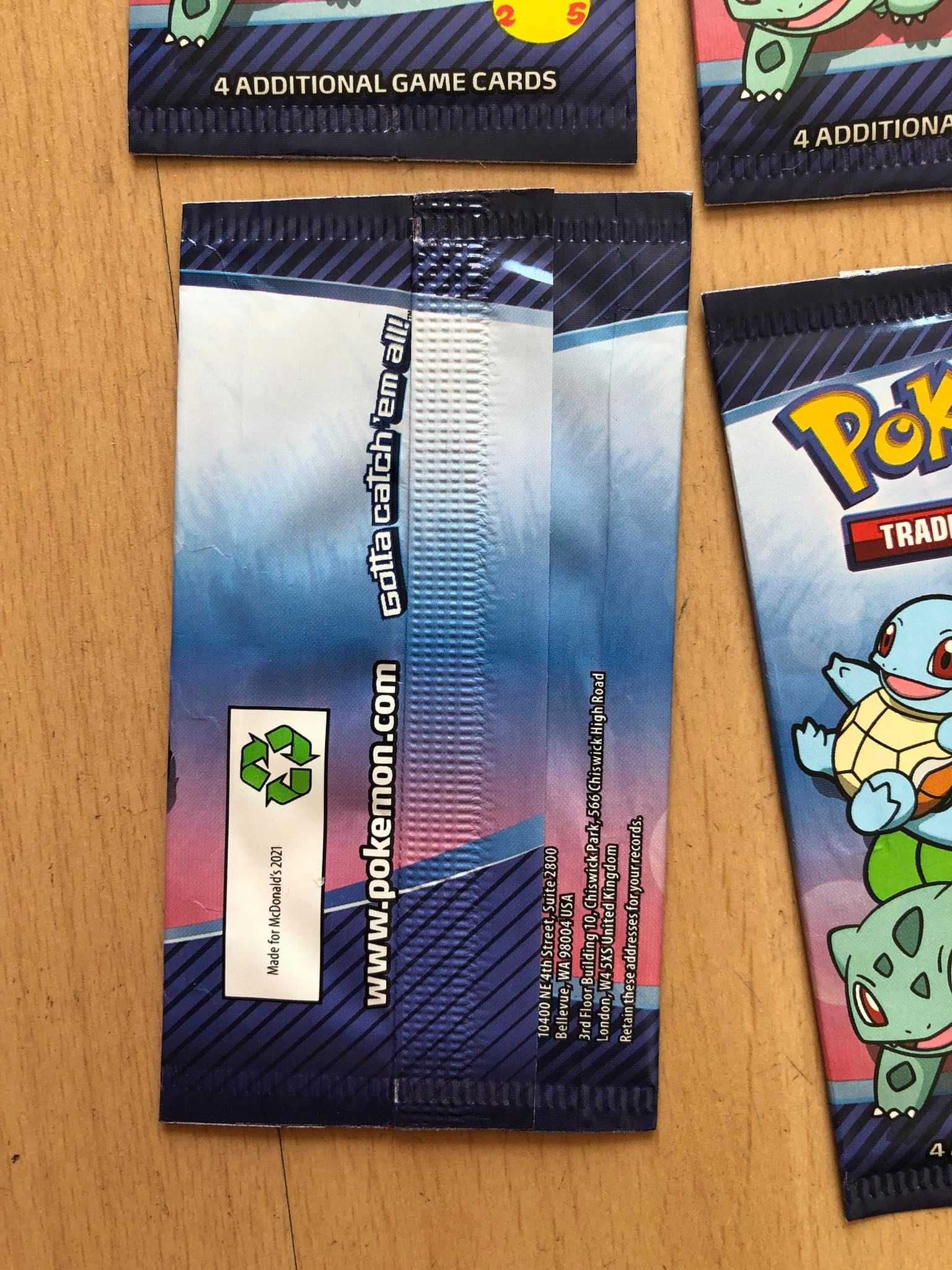 20 paczek Pokemon 25th anniversary McDonald’s