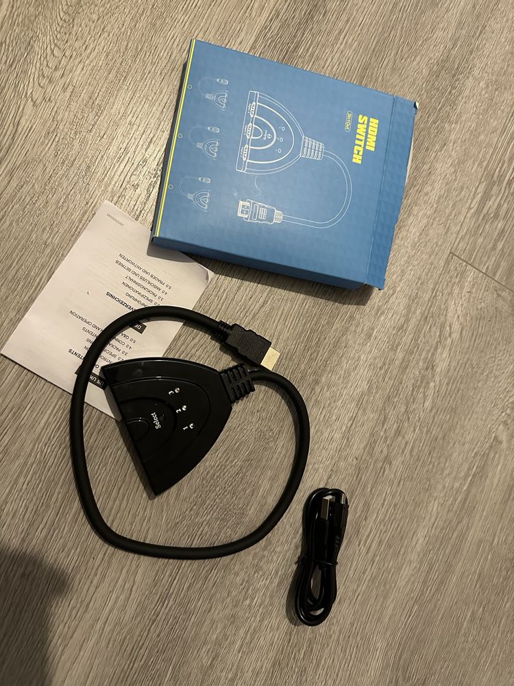 Rozgałęźnik HDMI X3 Adapter HDMI