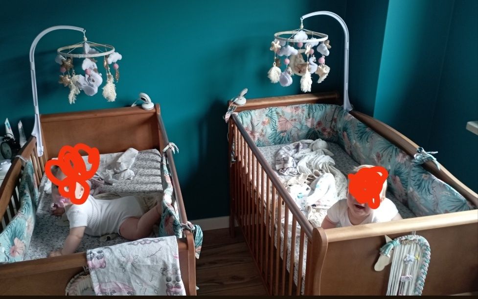 Łóżeczko/materace+przewijak