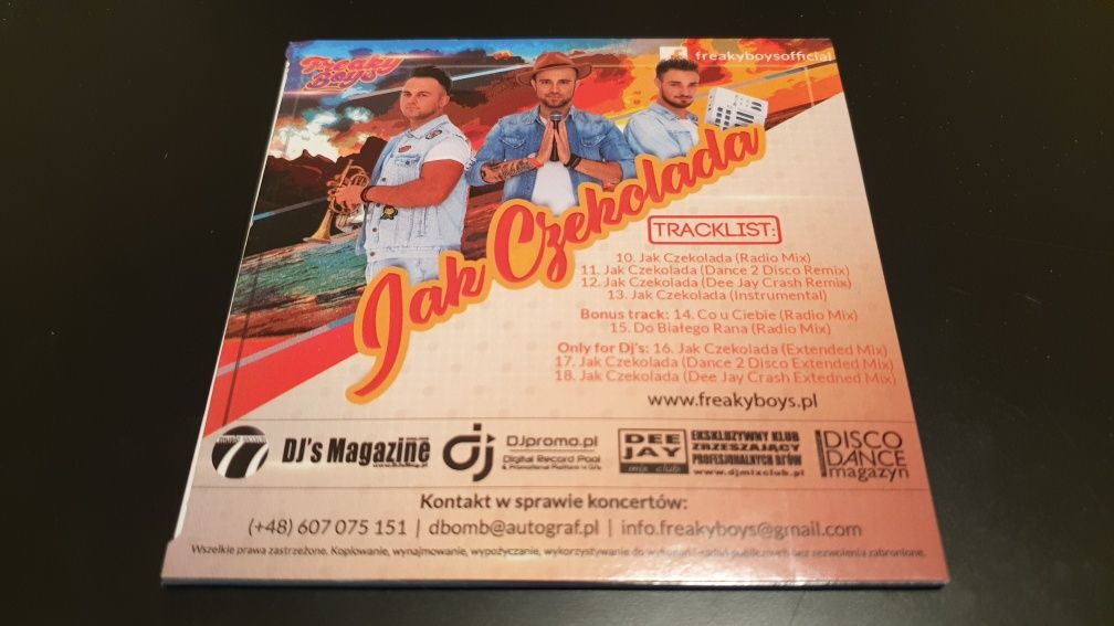 D-Bomb - Prawie o Północy / Freaky Boys - Jak Czekolada - CDM - Mint