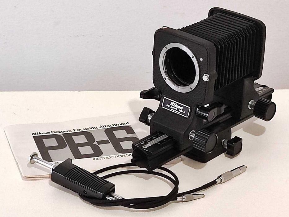 Fole extensão Nikon Bellows PB-6 com oferta do cabo disparador AR-7